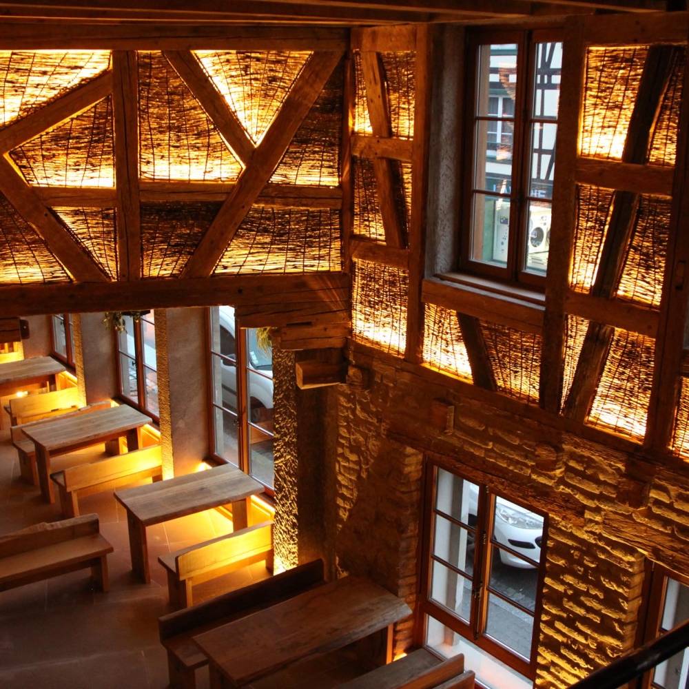 décor en vannerie